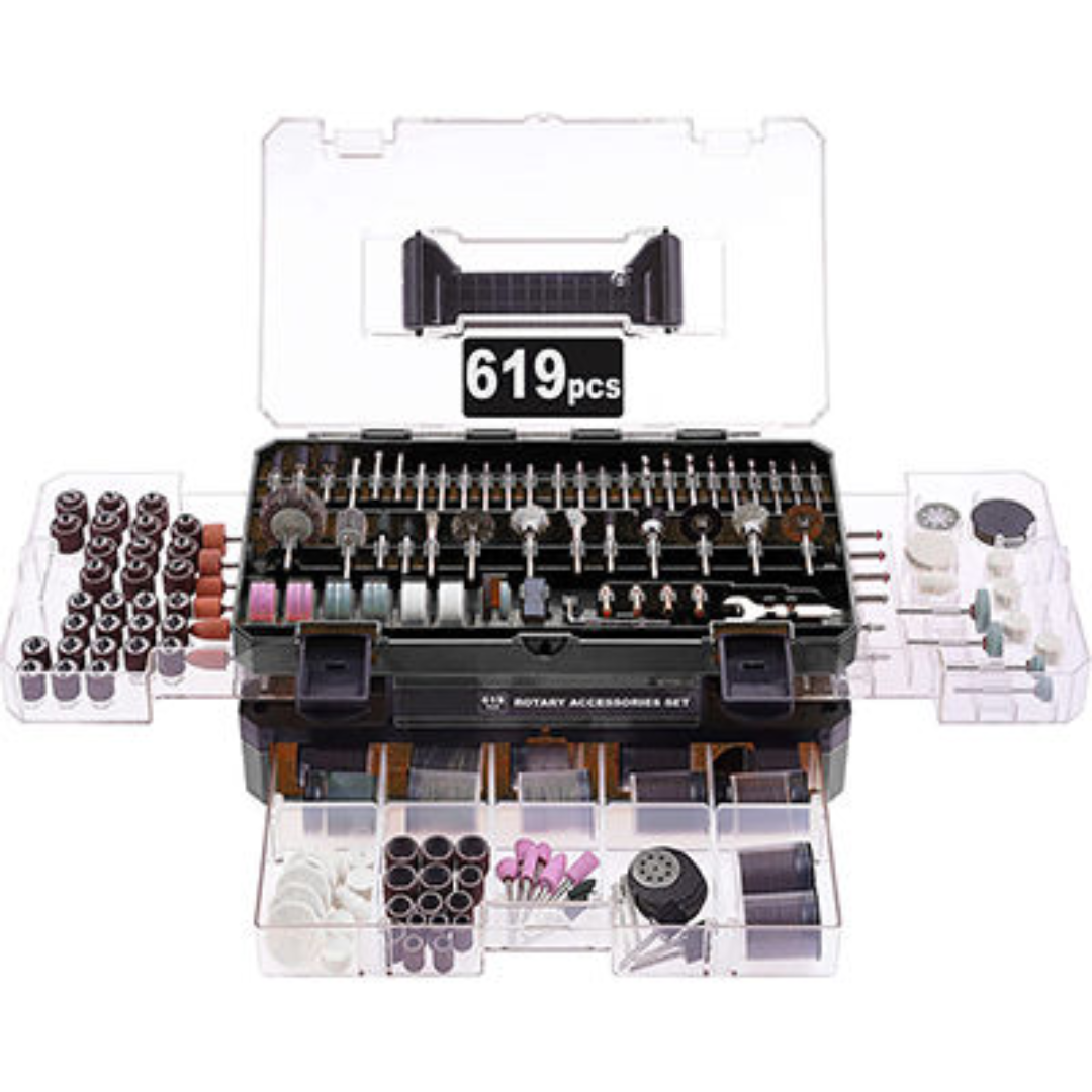 Wholesale 619pc Rotary Tool Accessories Supplier in UAE